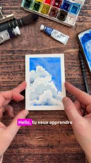 Tu veux apprendre à peindre ce ciel à l’aquarelle ? 

Alors prend du papier aquarelle 100% coton, du scotch, des crayons de couleurs aquarelle bleu et gris et de l’aquarelle @winsorandnewton si tu as la même que moi et regarde la vidéo ! 

Dis moi en commentaire si tu vas essayer toi aussi 😉

Toutes mes techniques d’aquarelle sont regroupées dans mon nouveau livre, lien sous ma bio 🖌️

#aquarelle #aquarelledebutant #tutoaquarelle